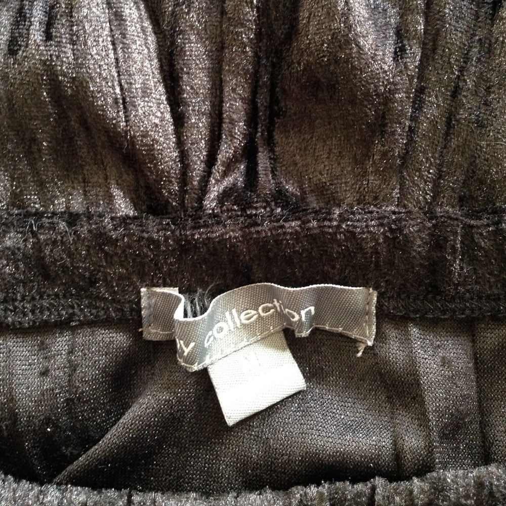 NY Collection Soft Black Long Skirt M - Picture 3 of 3